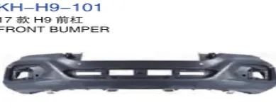 Haval H9 Front Bumper（2 radar holes and 2 Installation hole for headlight washer） 2019 / 2020